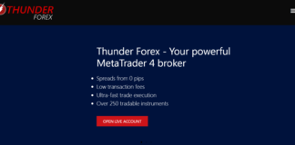 thunder forex front