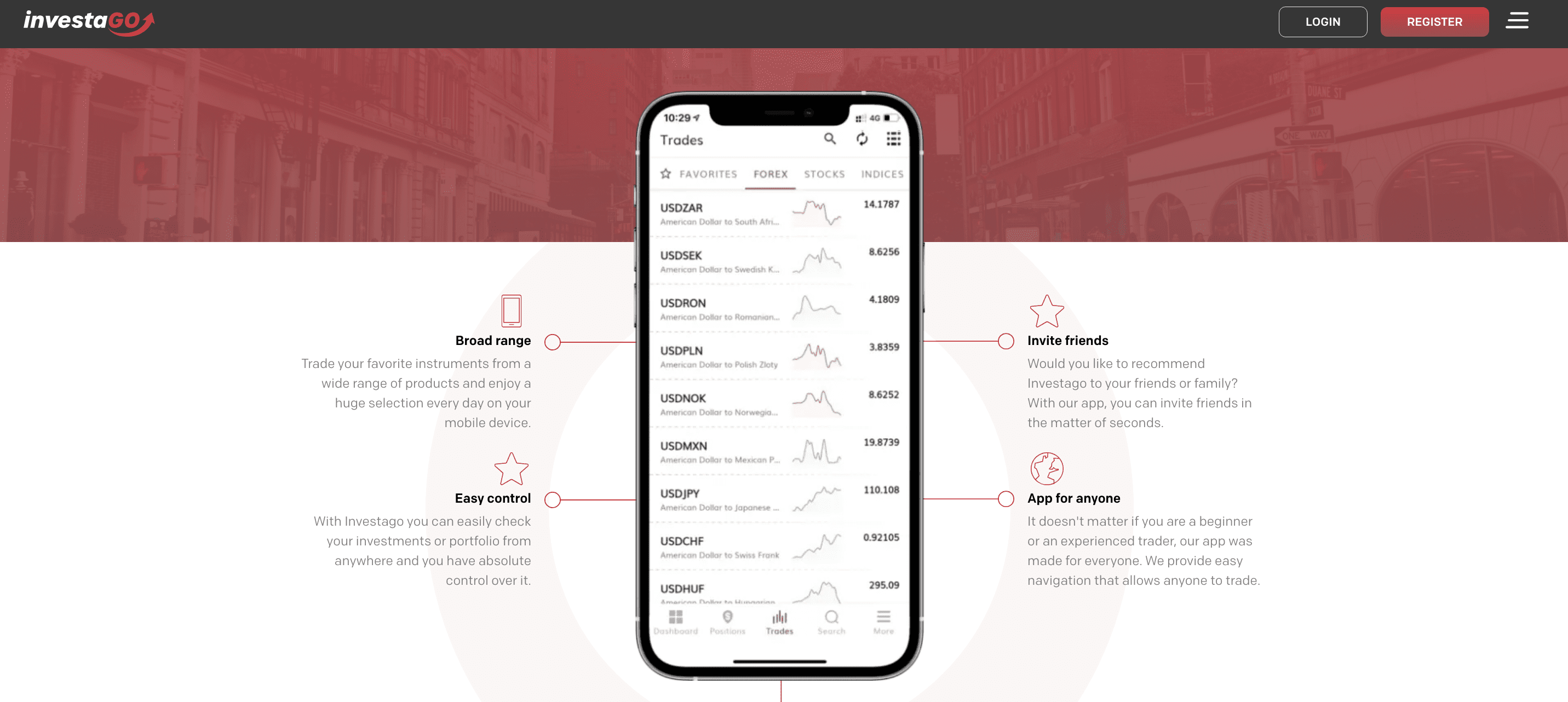 InvestaGO app, InvestaGO review